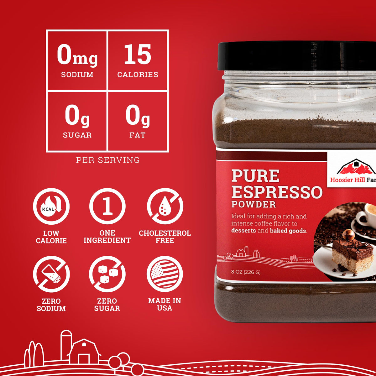 Closeup of espresso powder dust highlighting its deep aroma and fine texture.