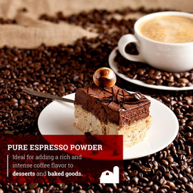 Hoosier Hill Farm packaging emphasizes fresh Brazilian coffee bean origin.
