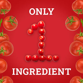 Hoosier Hill Farm tomato powder dense-flake texture on spoon for seasoning