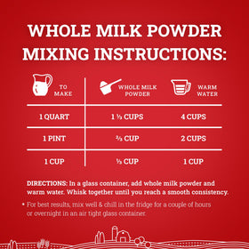 Baking with Hoosier Hill Farm powder adds creamy depth.