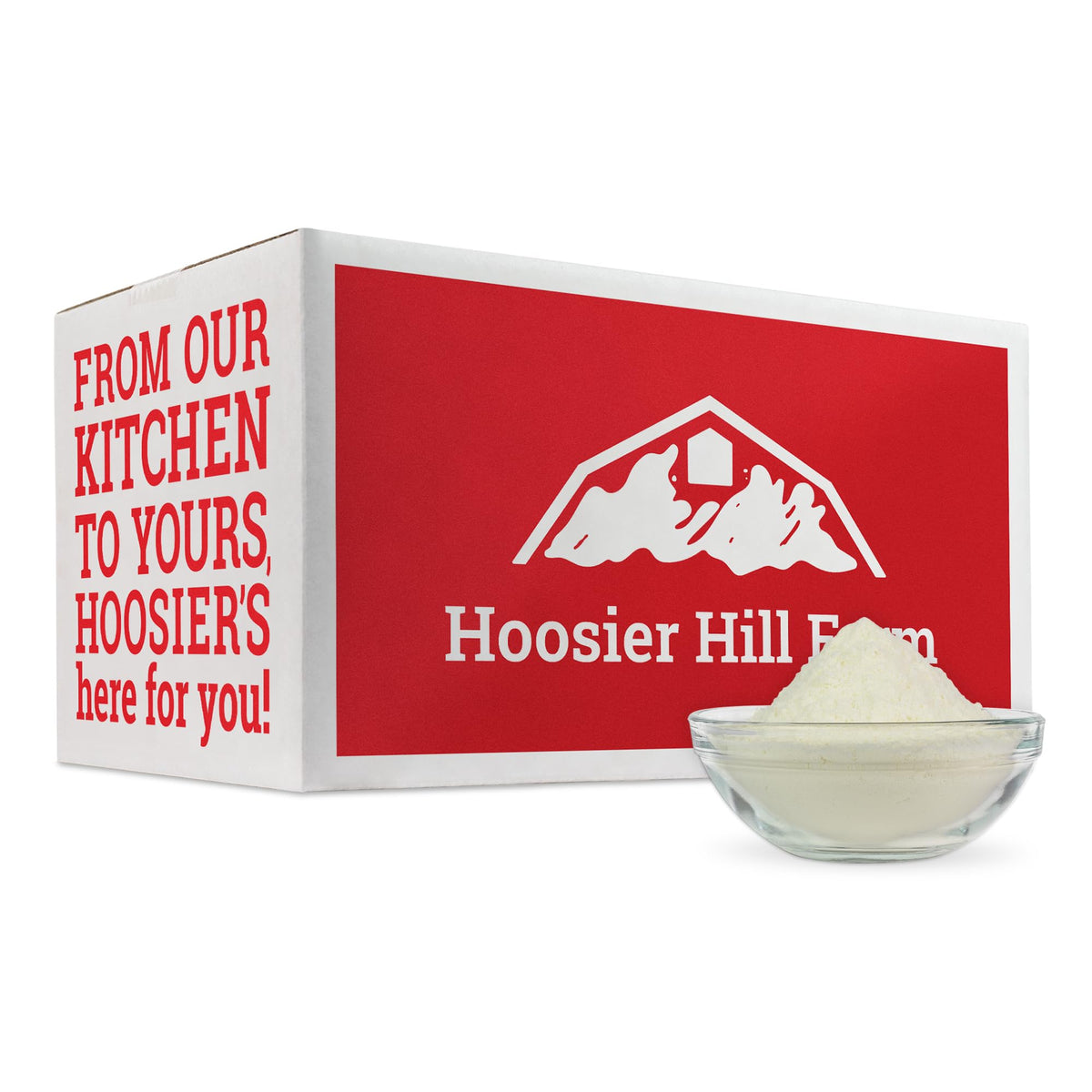 Hoosier Hill Farm whole milk powder bulk 25lb pack for versatile kitchen use.