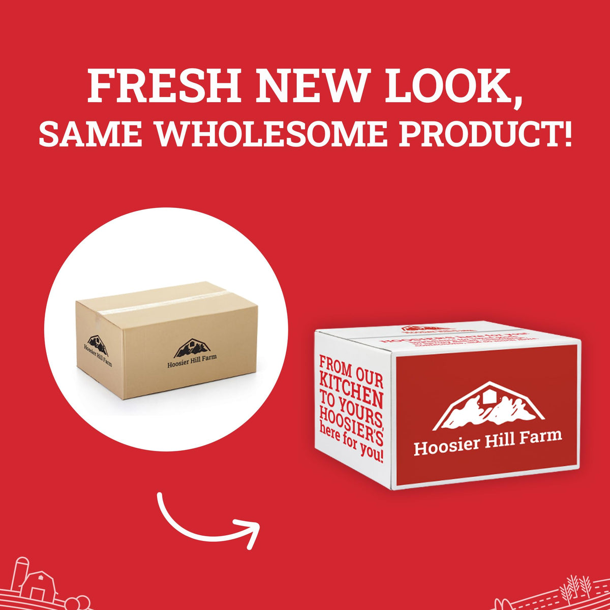 Product of the USA: Hoosier Hill Farm whole milk powder.