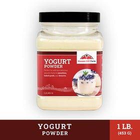 Hoosier Hill Farm Yogurt Powder used to make yogurt at home