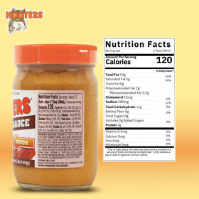 THE ORIGINAL HOOTERS Hooters Original Medium Wing Sauce 12 oz pack of six bottles ready for gatherings.
