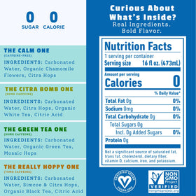 Hoplark Green Tea One can close-up, showcasing vibrant flavor and clean ingredients.