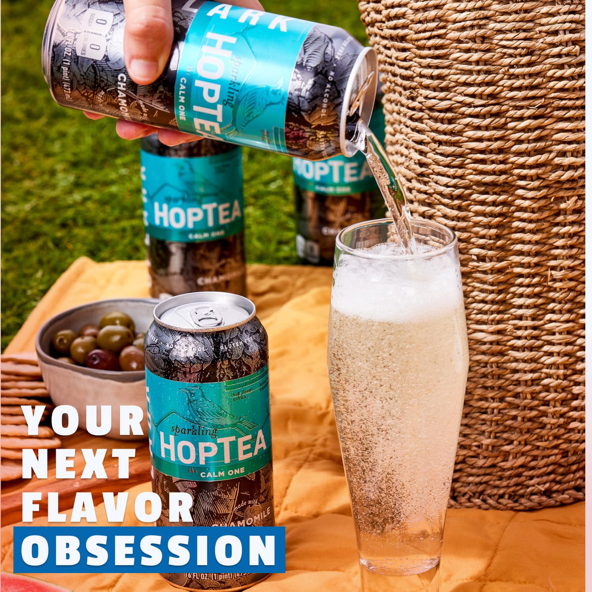 Hoplark The Calm One glass on ice shows vibrant aroma and refreshing finish