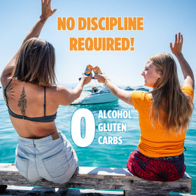 Ingredient icons of adaptogens and nootropics on can suggest wellness benefits