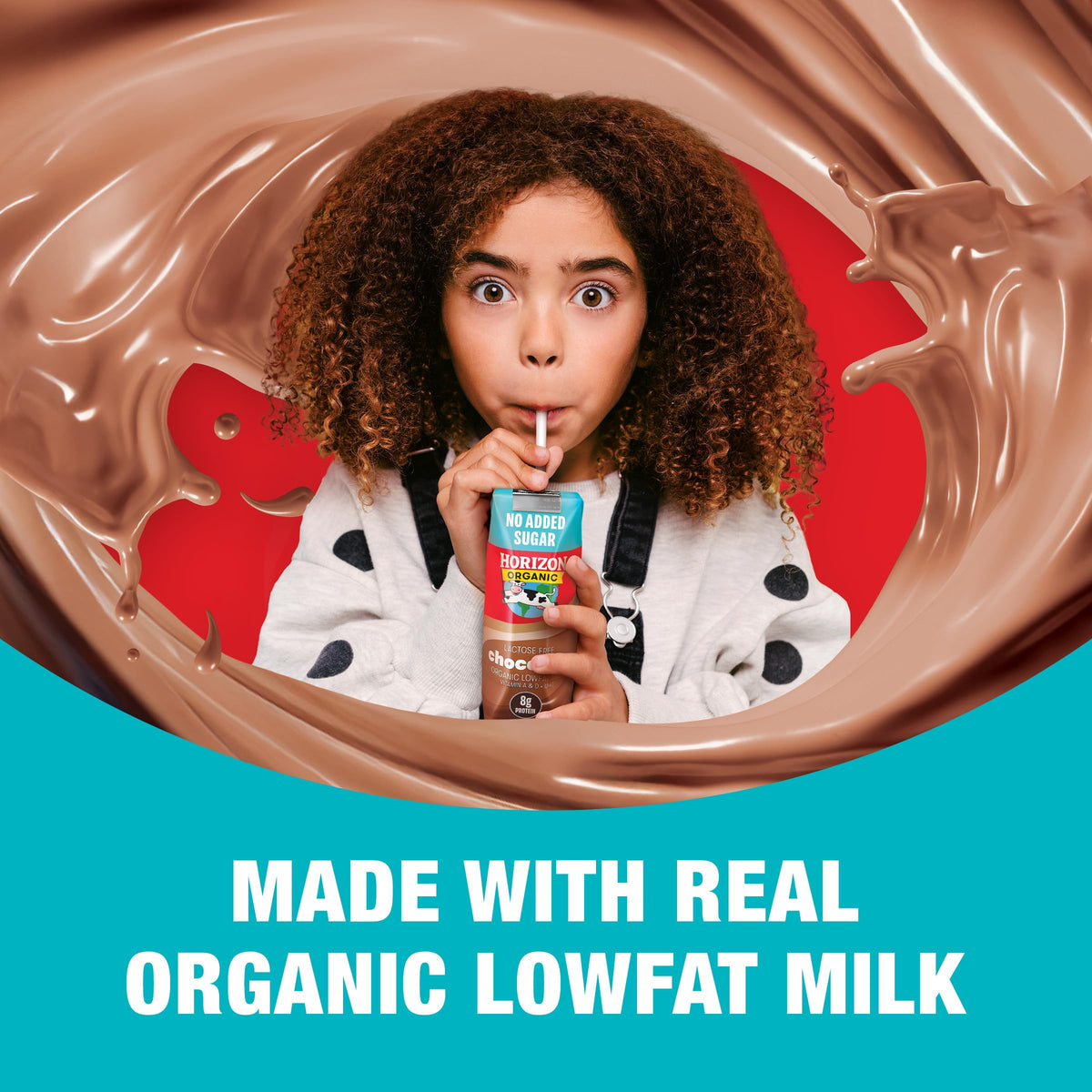 Horizon Organic 8g protein per serving supports everyday energy in snacks and meals.