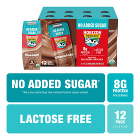 Horizon Organic boxes inside a lunchbag for easy school-day snacking.