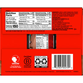 Horizon Organic chocolate milk delivers a chocolate flavor with protein balance.