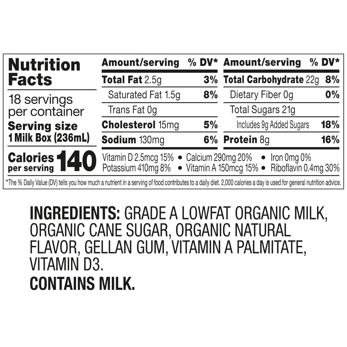 Horizon Organic lunchbox vanilla milk box pairs well with school meals and snacks