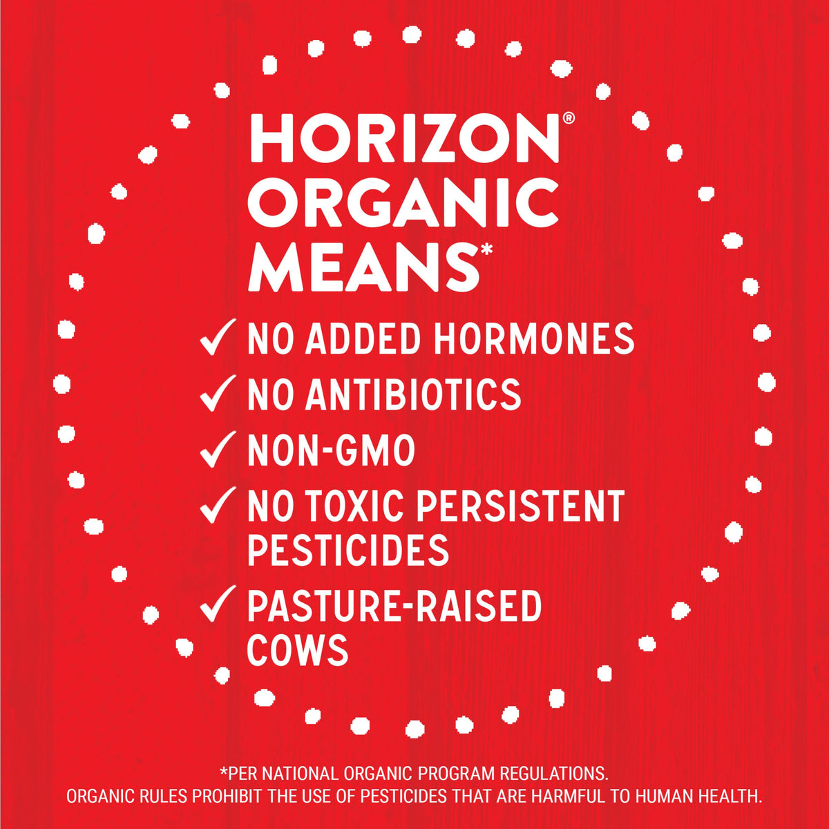 Horizon Organic shelf-stable milk box, USDA Organic quality for travels.