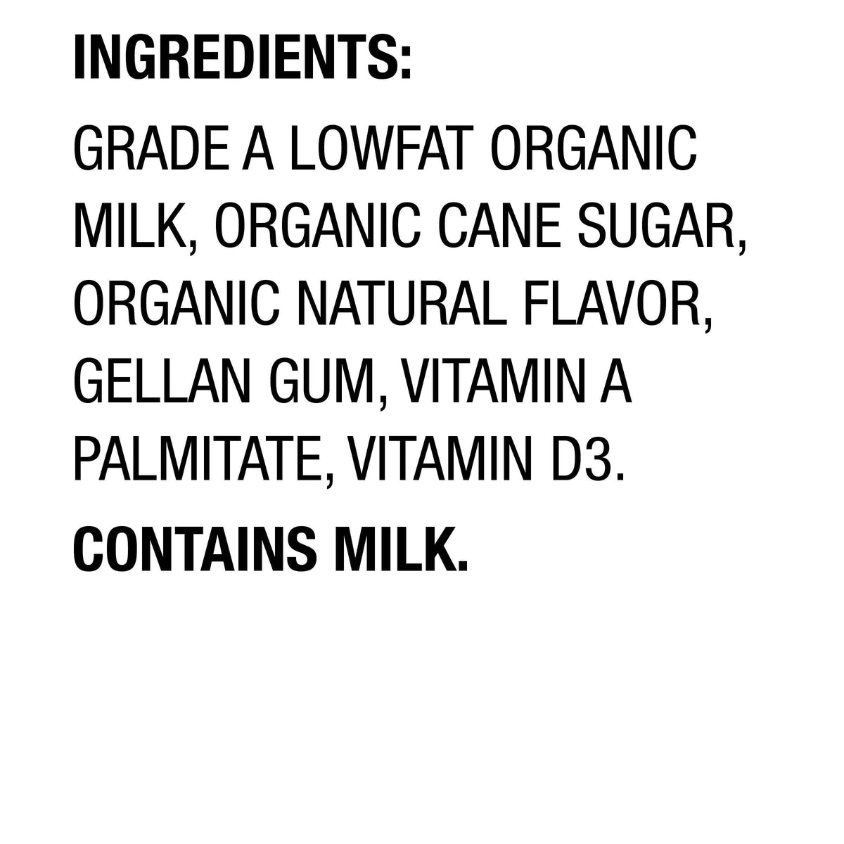 Horizon Organic vanilla milk boxes vanilla flavor detail for tasting notes.