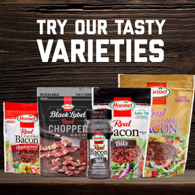 HORMEL bacon toppings on salads deliver savory crunch and aroma.