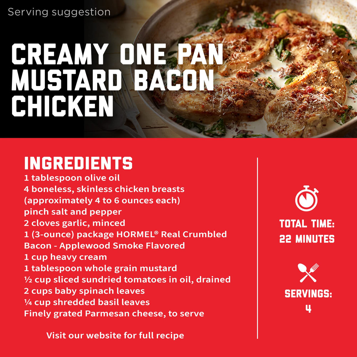 HORMEL bacon toppings sealable pouch keeps crumbles fresh for meals.