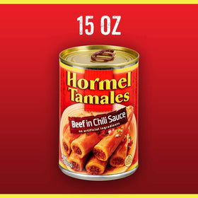 Eight-pack Hormel tamales offers a bulk, easy dinner solution.