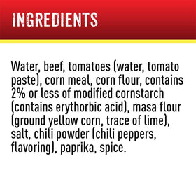 Tamales in spiced chili sauce from Hormel, ideal for bold home flavors.