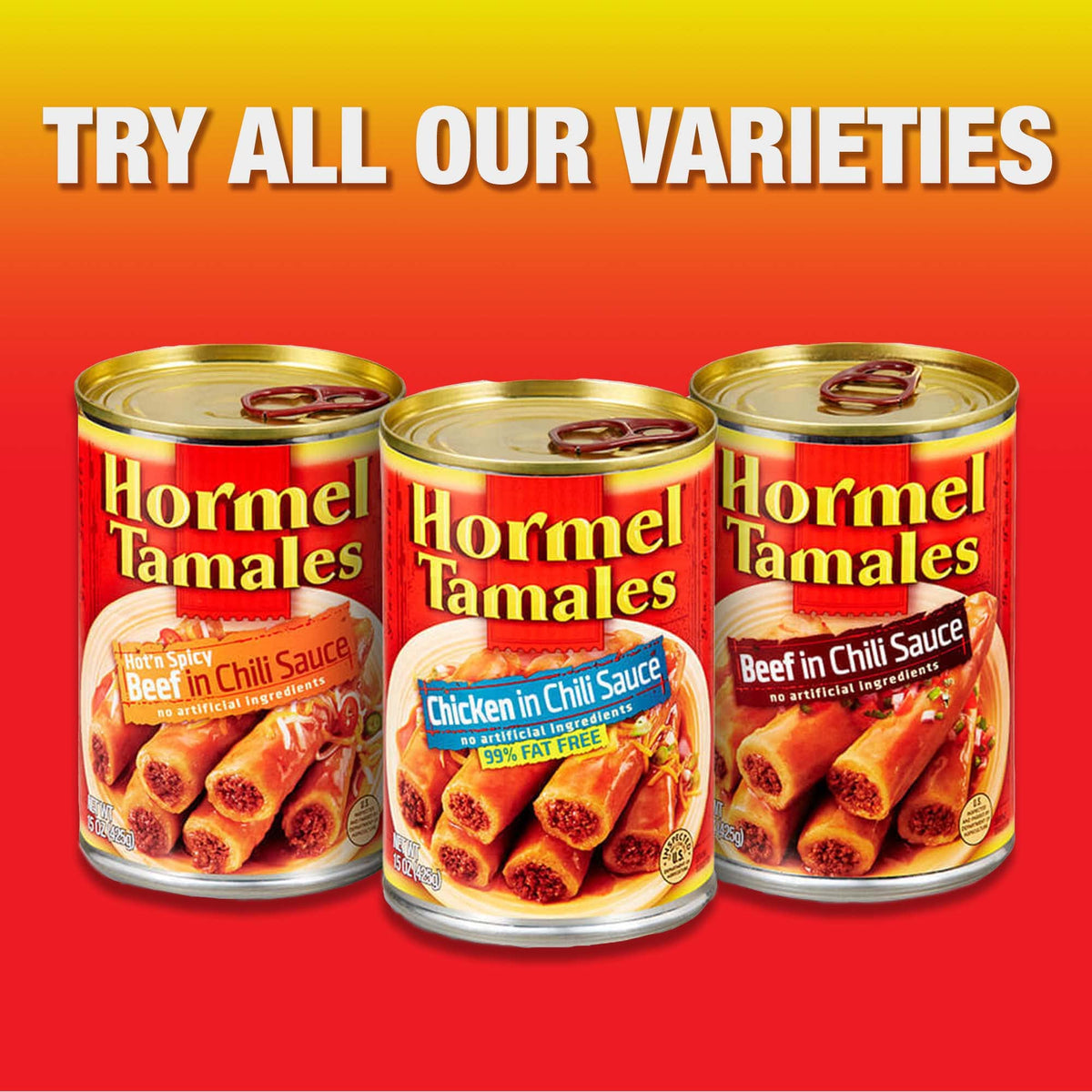 HORMEL Chicken Tamales, America's #1 selling canned tamales
