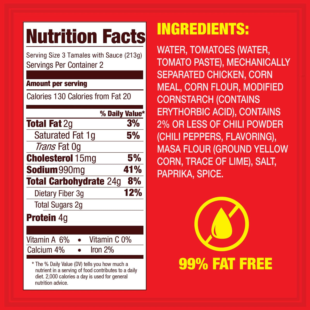 HORMEL Chicken Tamales, individually wrapped for freshness