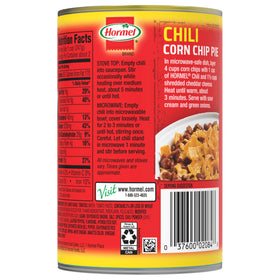 Hormel Chili family dinner table with a comforting, plated serving.
