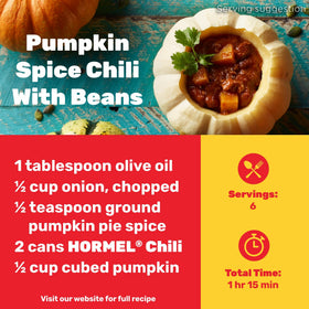 Hormel Chili topping on hot dogs for a quick meal solution.