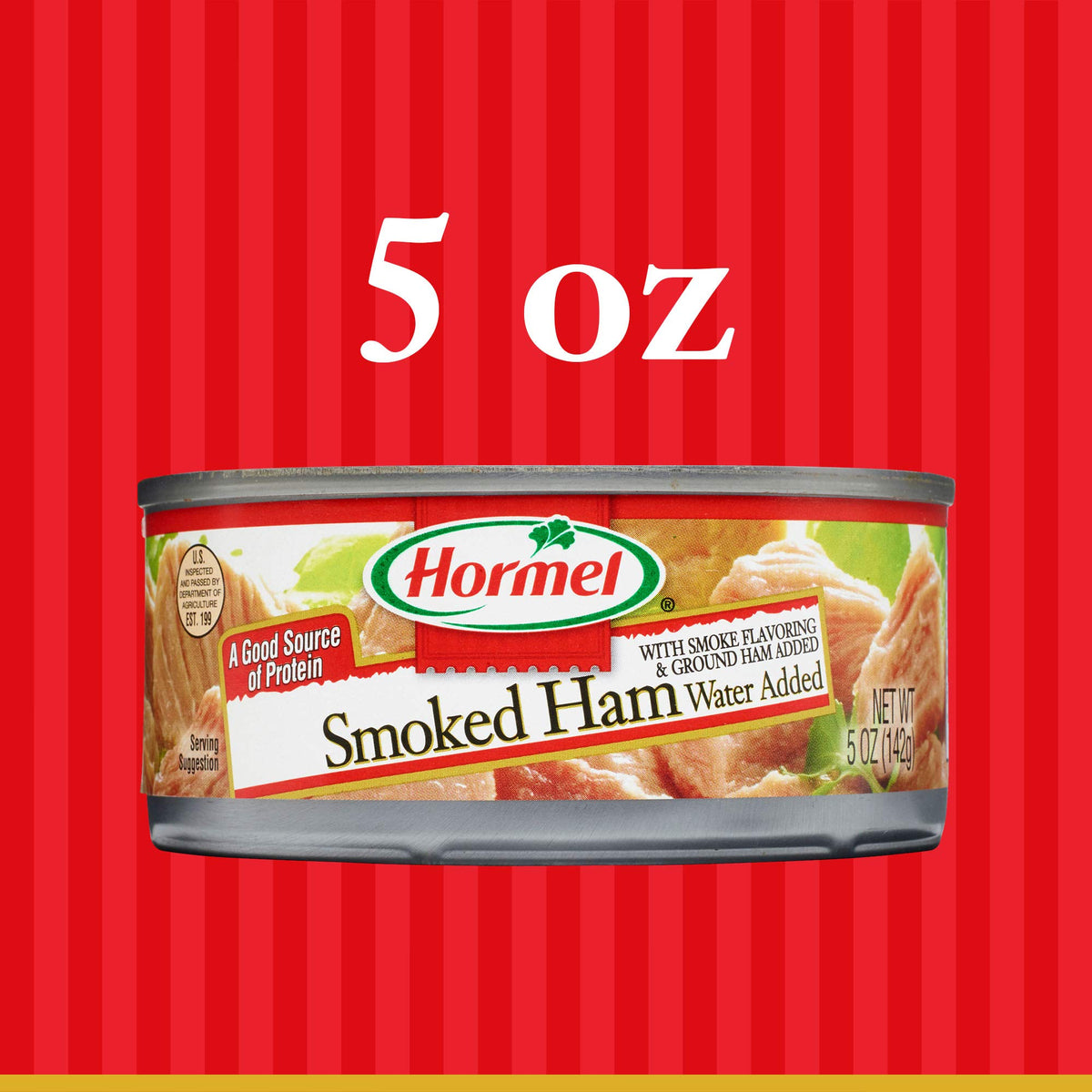 HORMEL Chunk Ham Smoked gluten-free label supports dietary needs