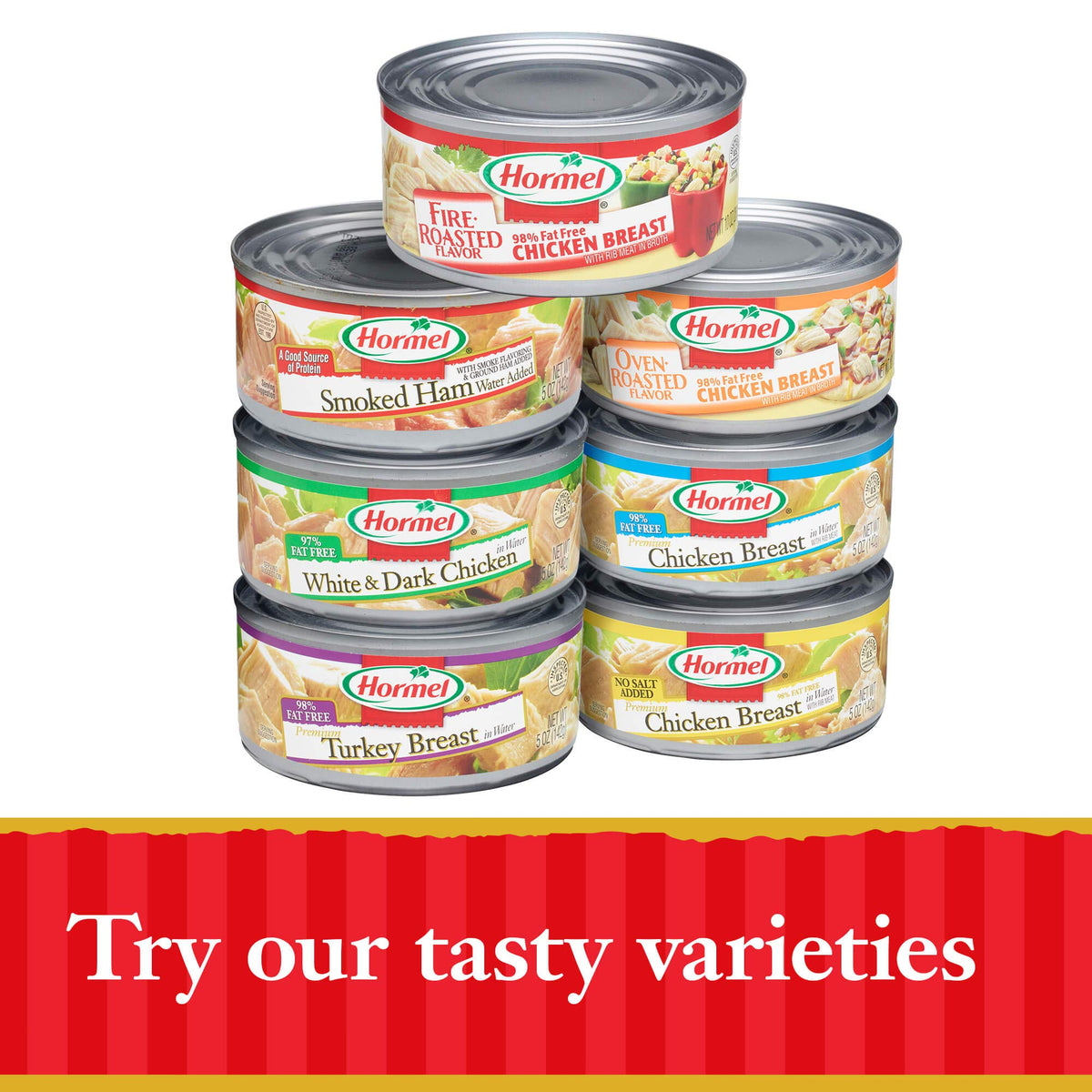 HORMEL Chunk Ham Smoked pantry storage ready-to-use protein