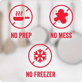 HORMEL COMPLEATS beefy mac and cheese tray close-up, kid-friendly weeknight option