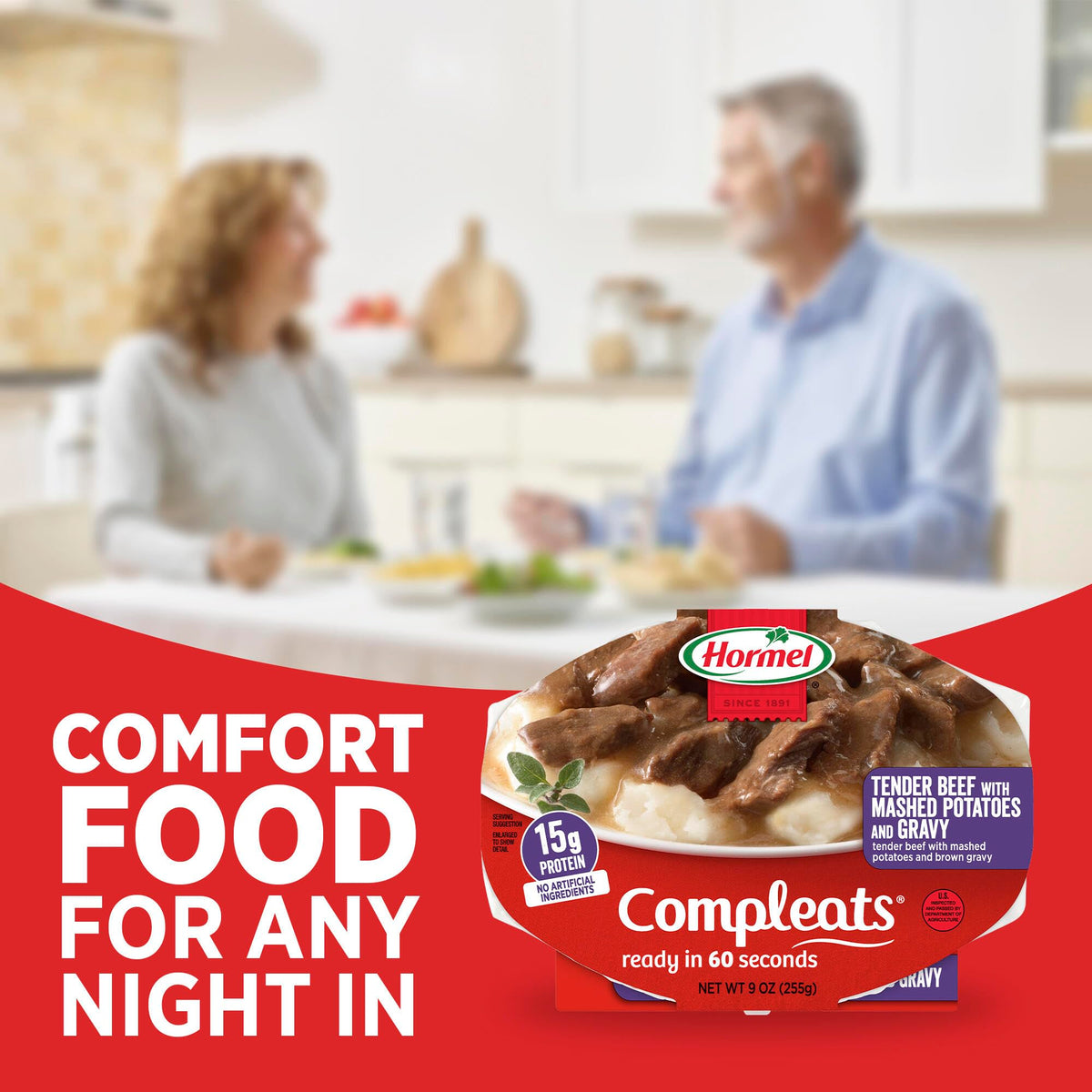 Hormel Compleats pantry-friendly shelf-stable dinner option