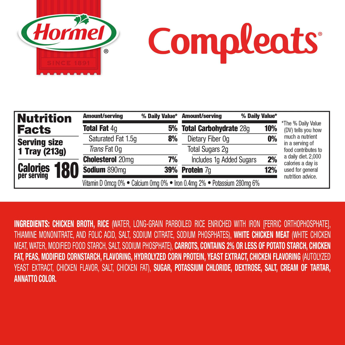 Savory sauce on Hormel Compleats rice and chicken close-up.