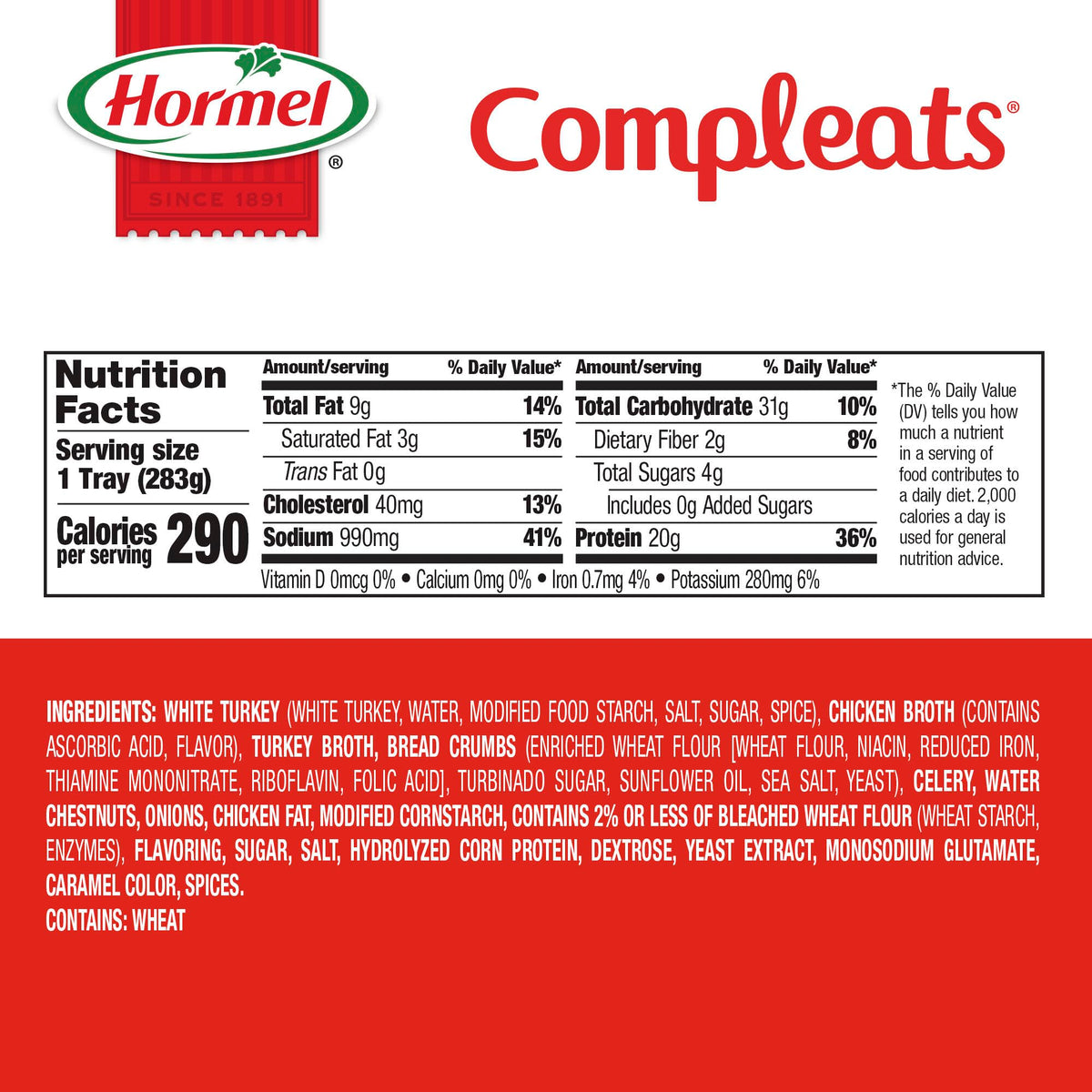 Hormel Compleats six-tray pack for easy pantry stocking.