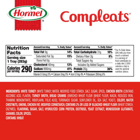 Hormel Compleats six-tray pack for easy pantry stocking.