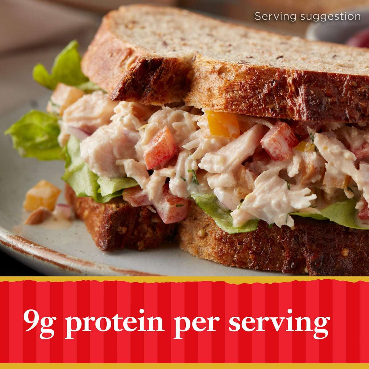 Dip-ready protein: Hormel Premium No Salt Added chicken chunks for buffalo dip.
