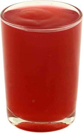 Hormel Thick & Easy cranberry juice glass-serve displaying sip-friendly presentation.
