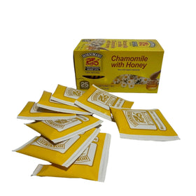 Hornimans Chamomile Honey boxes offer convenient individually wrapped bags for freshness at home or on the go.