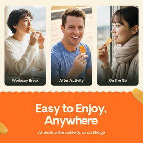 HOSHIMO kid-friendly snack in a lunchbox for school.