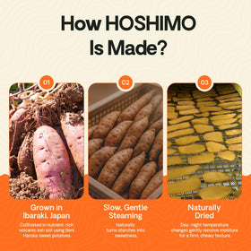 HOSHIMO travel-friendly snack ideal for journeys.
