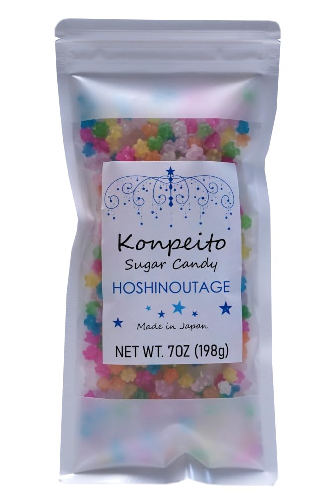 HOSHINOUTAGE Konpeito authentic Japanese star candy for a traditional tasting experience