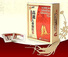 Hosolo Korean ginseng tea brew cup emitting warm aroma.