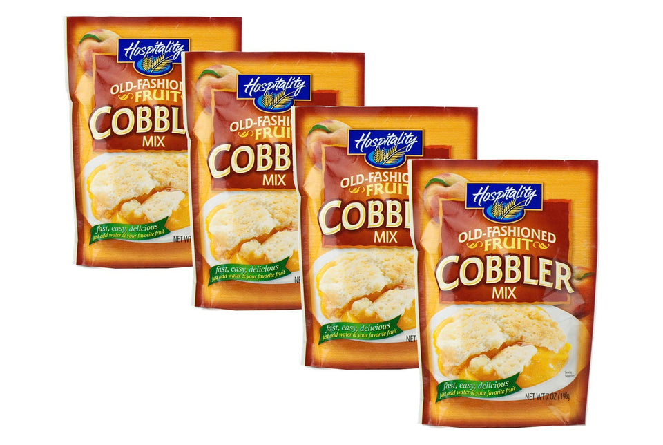 Hospitality Old Fashioned Fruit Cobbler Mix pack ready to bake, simple dessert solution