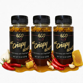 Hot Crispy Oil HCO chili pepper swirls add balanced heat to foods