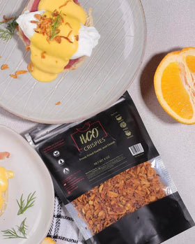 Hot Crispy Oil HCO Crispies as a marinade rub for quick aroma
