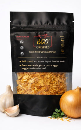 Hot Crispy Oil HCO Crispies in sauces deepen flavor without salt