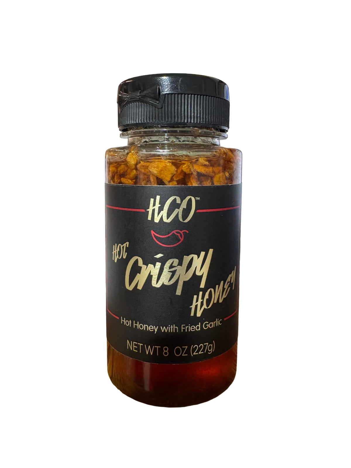 Hot Crispy Oil HCO pizza dish glazed with honey and garlic