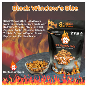Hot Monkey Nuts chili blend jar highlights intense flavor and heat