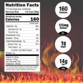 Hot Monkey Nuts spicy peanuts bag open ready for on-the-go heat and flavor