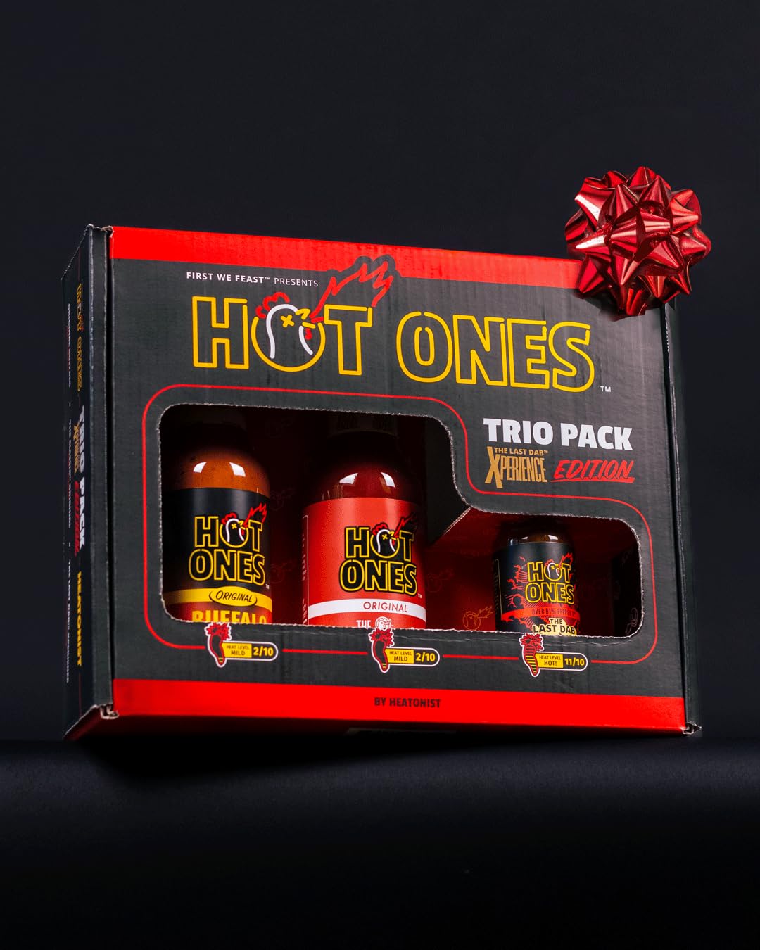 Hot Ones Classic hot sauce bottle offers smooth heat for snacks