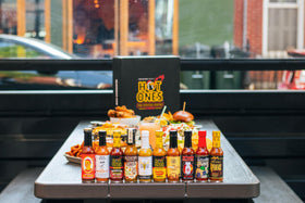 Hot Ones Pepper X bottle representing legendary heat and deep, smoky notes