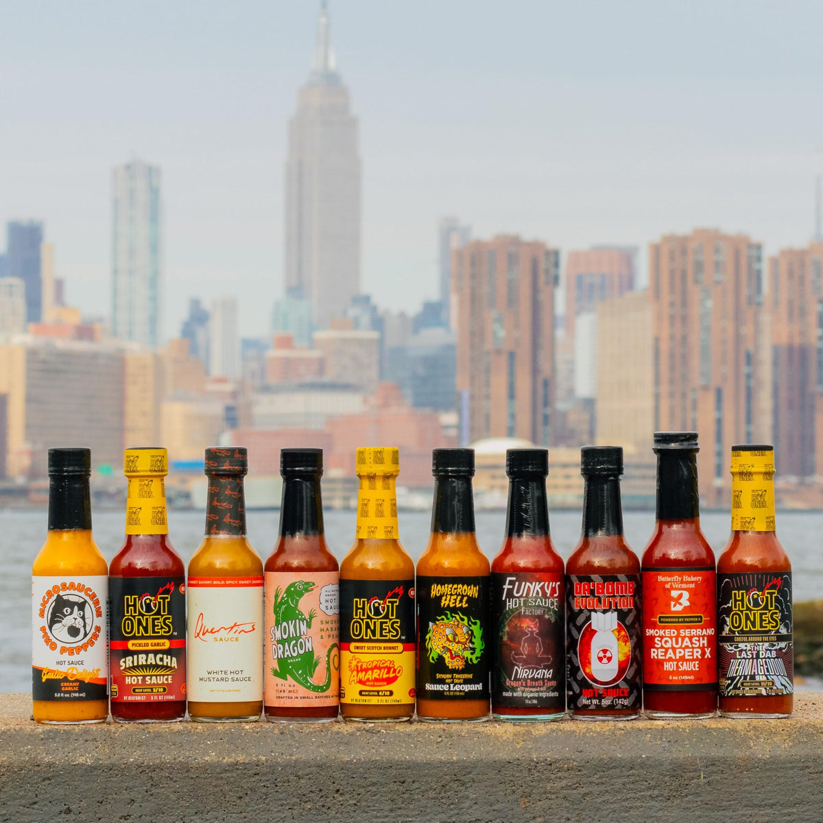 HOT ONES Season 29 label closeup highlighting natural ingredients and small-batch craft.