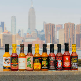 HOT ONES Season 29 label closeup highlighting natural ingredients and small-batch craft.